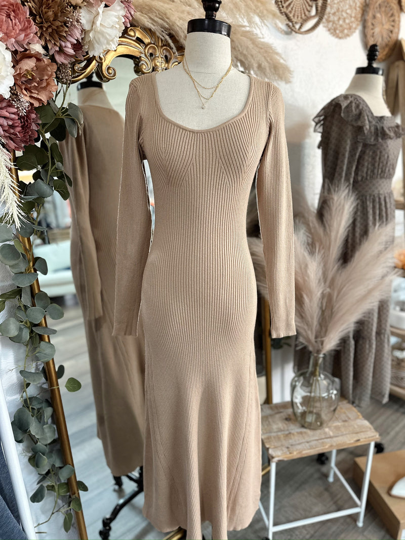 Silver Lining Maxi Sweater Dress