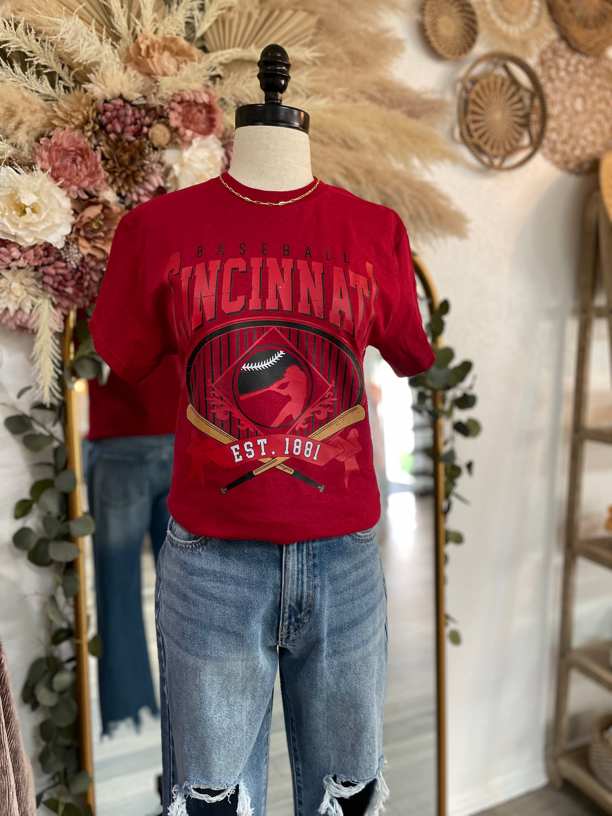 Vintage Cincinnati Baseball Tee