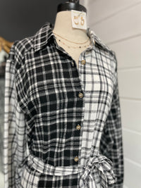 Fashion Forward Long Plaid Top/Dress