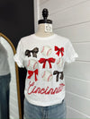 Cincinnati Baseball & Bows Tee