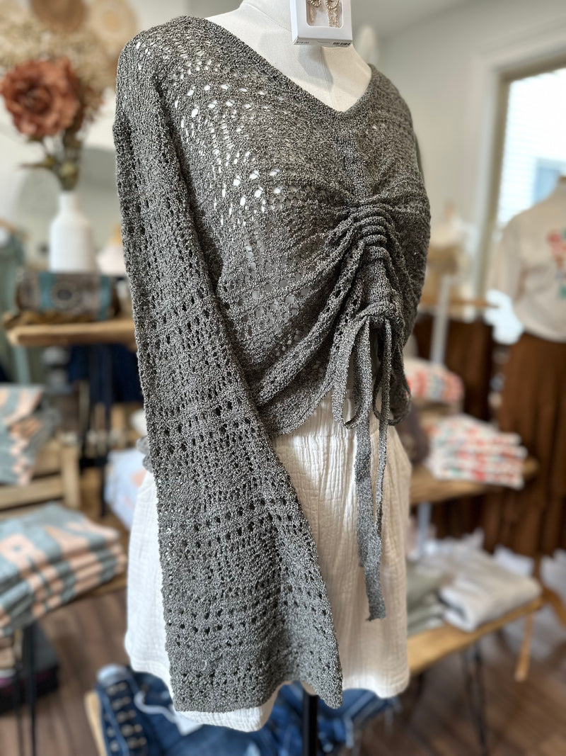 Jules Crochet Top-G Mint
