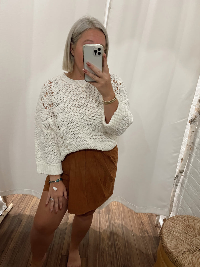 In The Moment Hi-Lo Sweater