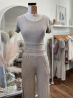Perfect Night Thermal Knit Pant-Oatmeal