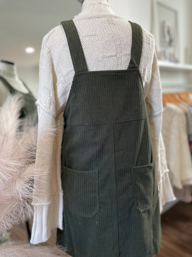 Filled With Hope Corduroy Mini Dress