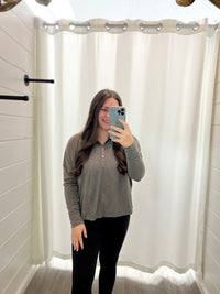 Bring It Back Washed Long Sleeves Top