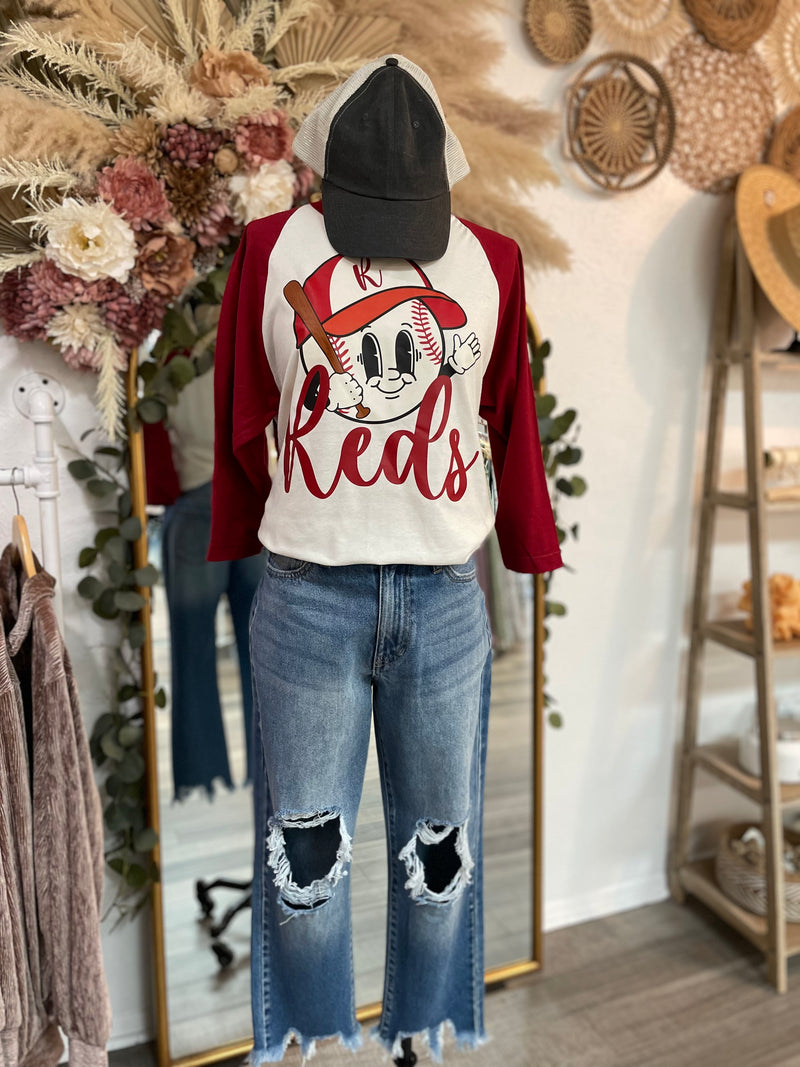Cincy Baseball Raglan Tee