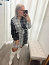Fashion Forward Long Plaid Top/Dress