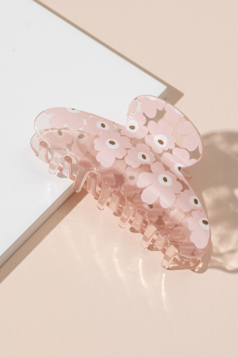 Flower Hair Claw Clip