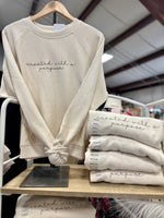 "Created With Purpose" Corded Crewneck