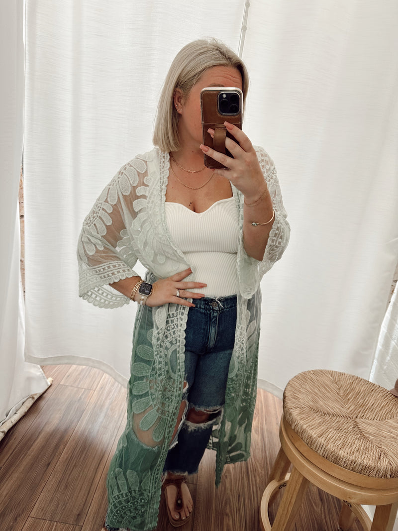 Ombre Bohemian Kimono