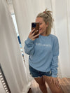 With Grace Corded Crewneck