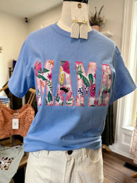 MAMA Hawaiian Applique Tee