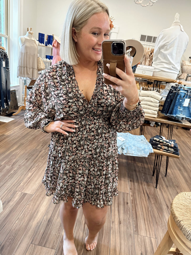 It's Fate Printed Dress