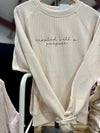 "Created With Purpose" Corded Crewneck