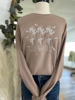 Dancing Cowboy Skeltons Crewneck