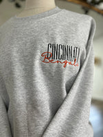 **PREORDER** Retro Cincinnati Crewneck Sweatshirt
