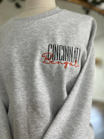 Retro Cincinnati Crewneck Sweatshirt
