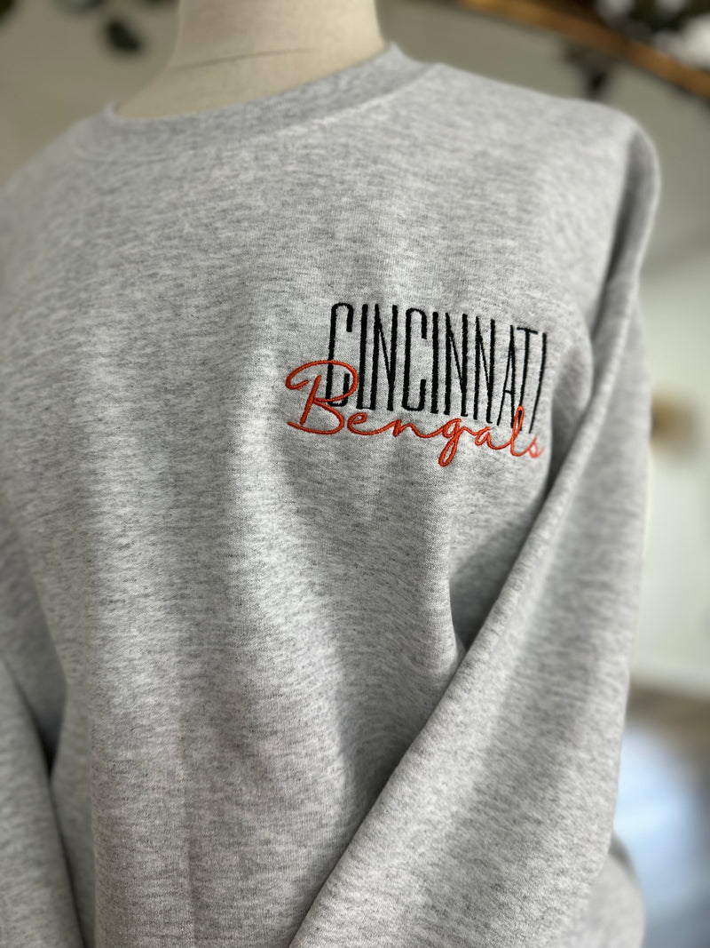 **PREORDER** Retro Cincinnati Crewneck Sweatshirt