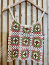 Crochet Floral Tank