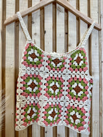 Crochet Floral Tank