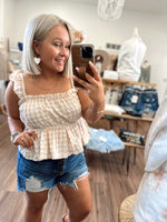 Greta Gingham Top