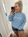 With Grace Corded Crewneck