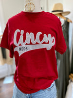 Cincy Glitter Applique Tee