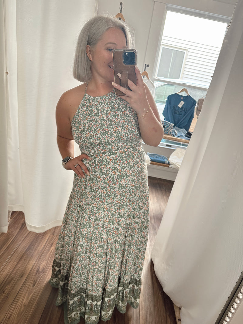 Stunning Views Halter Maxi Dress