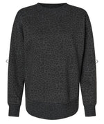 Stay Spooky Leopard Embroidered Crewneck