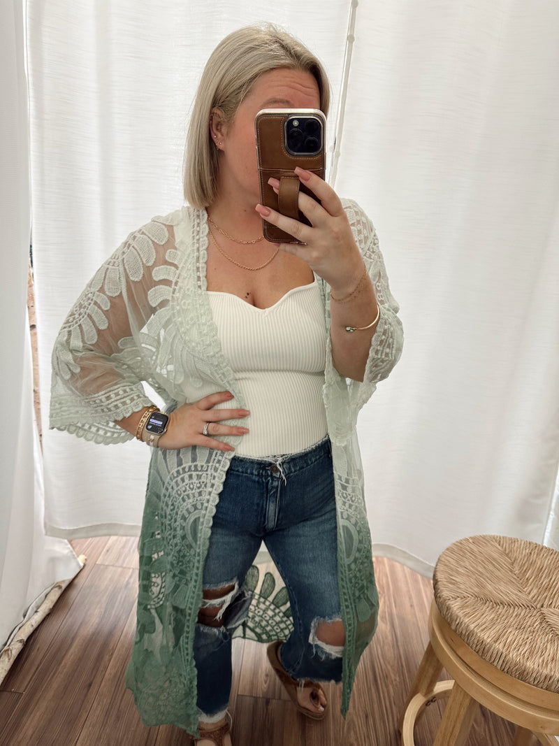 Ombre Bohemian Kimono