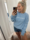 With Grace Corded Crewneck