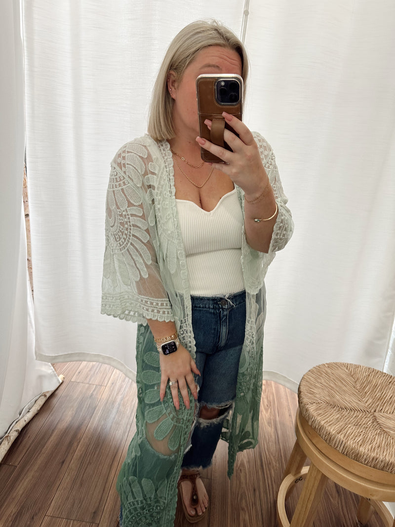Ombre Bohemian Kimono