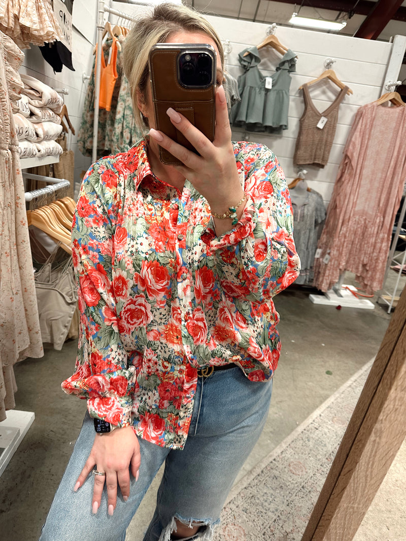 Tasmin Printed Blouse