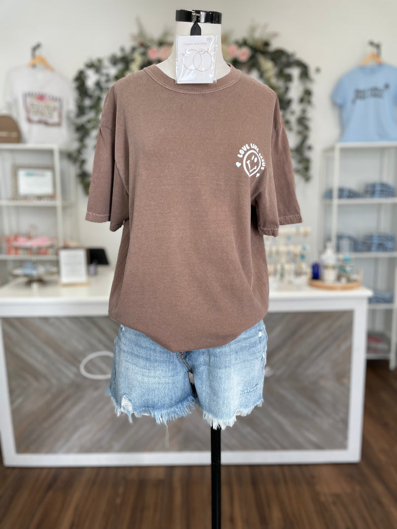 Love Like Jesus Graphic Tee-Expresso