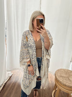 Morroco Tassel Kimono-Ivory