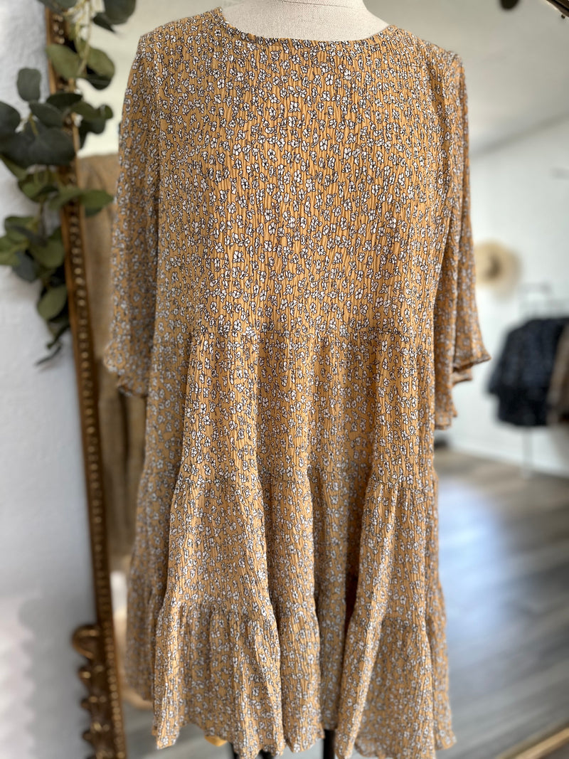 Paityn Dusty Yellow Dress