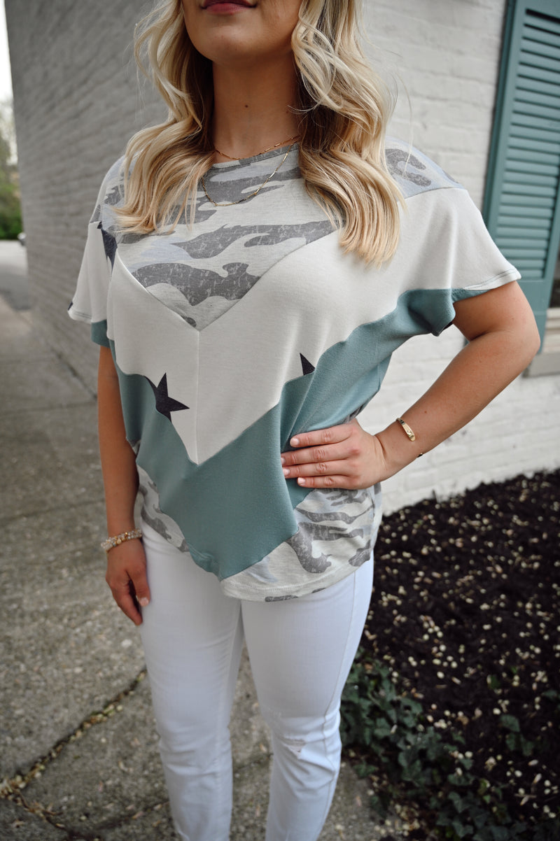 Thea Multi-Printed Top