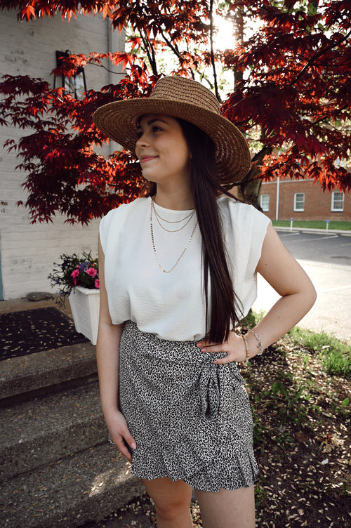 Thea Off White Top