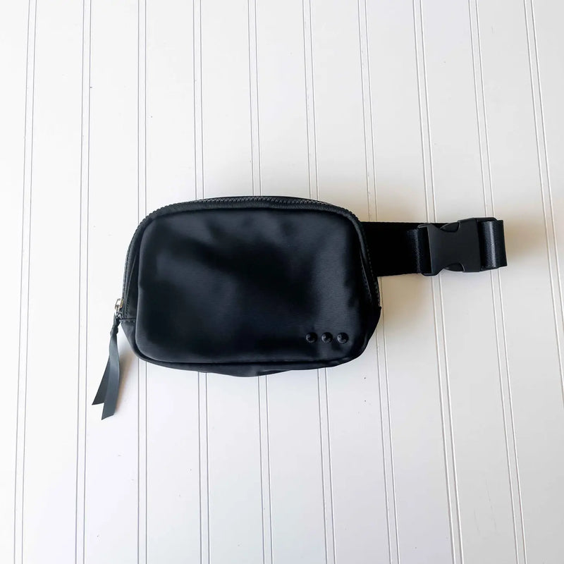 Nadya Nylon Belt Bag-Black