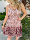 Making Memories Paisley Print Dress