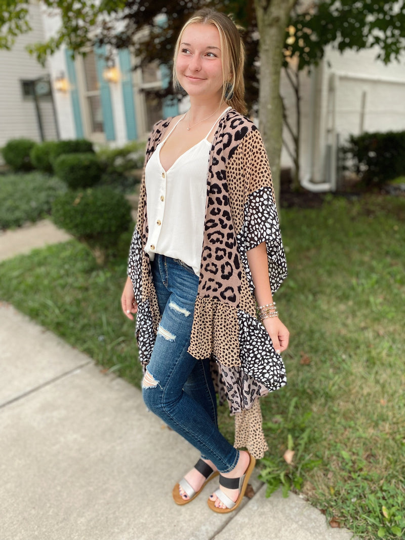 Evlin Buttoned Front Cami-Off White