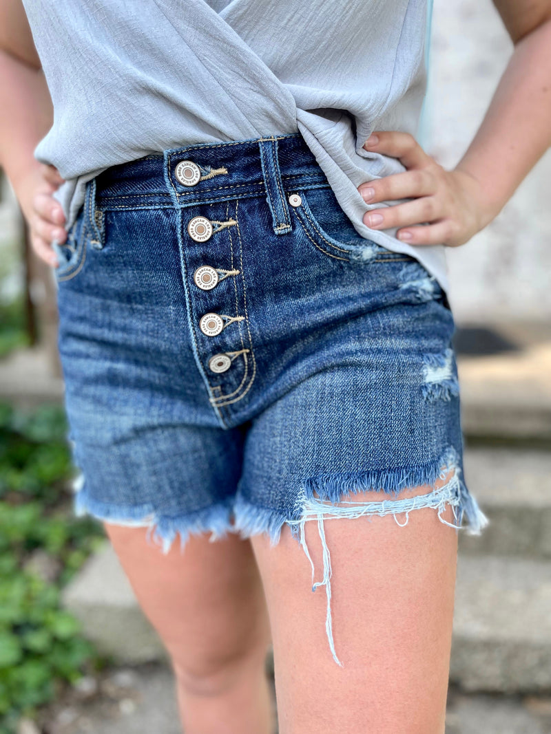 Aislinn Button Fly Shorts