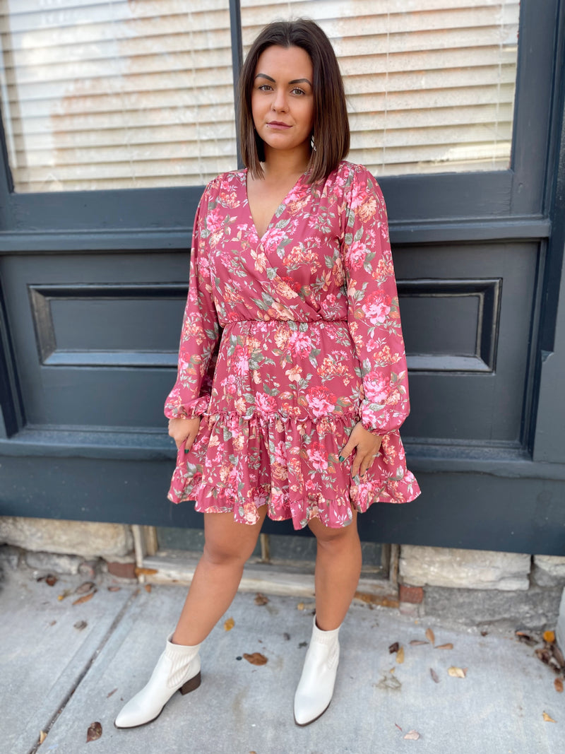 Callie Floral Mini Dress