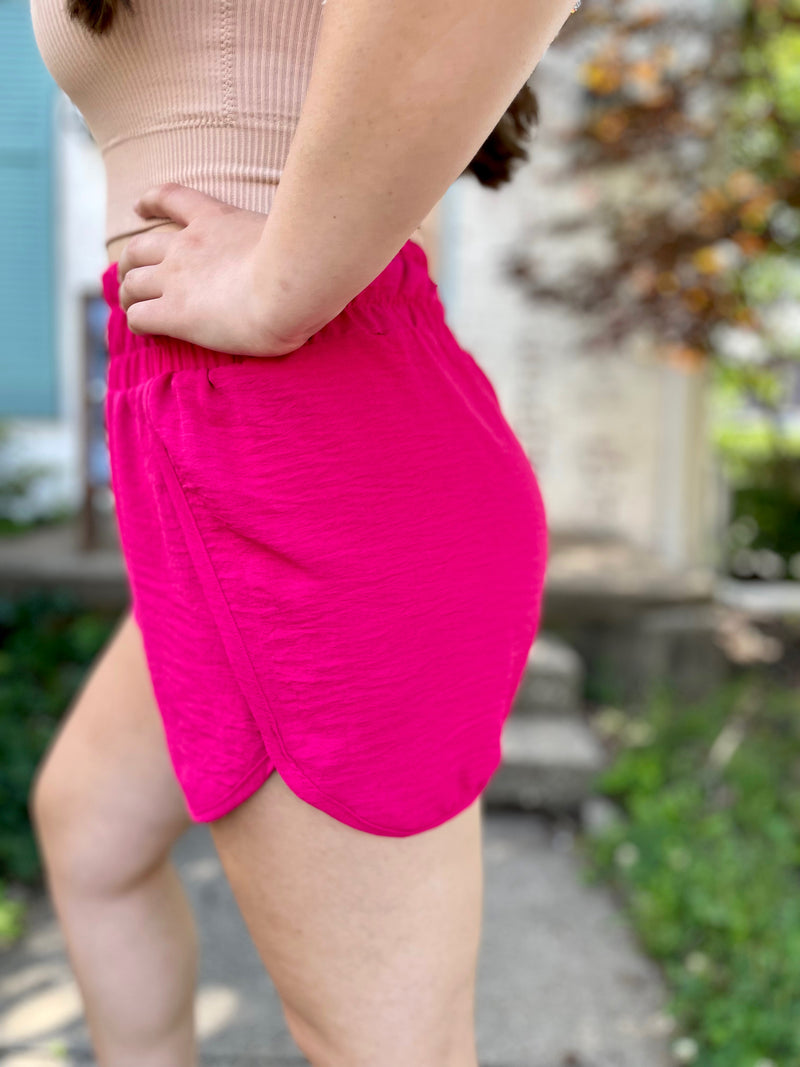 Lizzy Shorts- Hot Pink