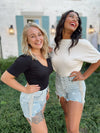 Honky Tonk Star Denim Shorts