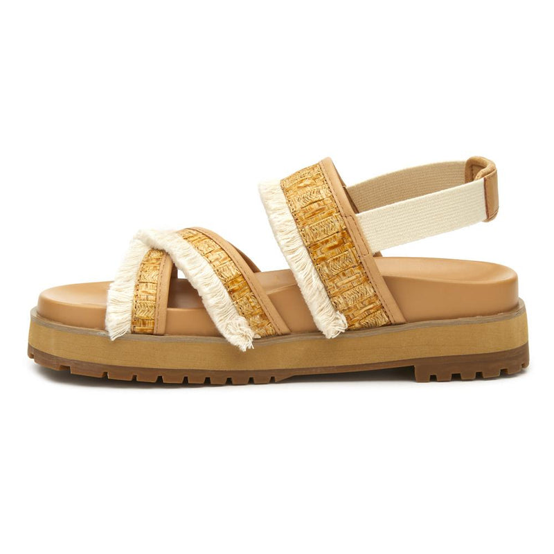 Fuji Cross Strap Sandal, Tan | Coconuts by Matisse