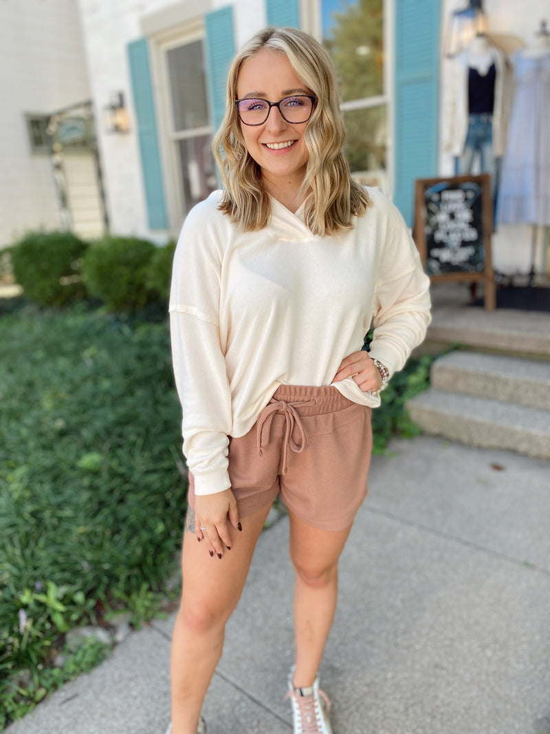 Evie Front Tie Shorts