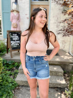 All About the Details Denim Shorts