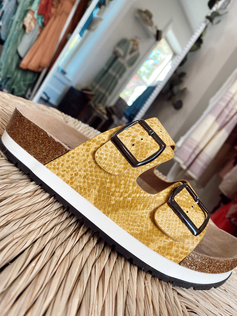 *Beach Babe Sandal By Corkys-Yellow