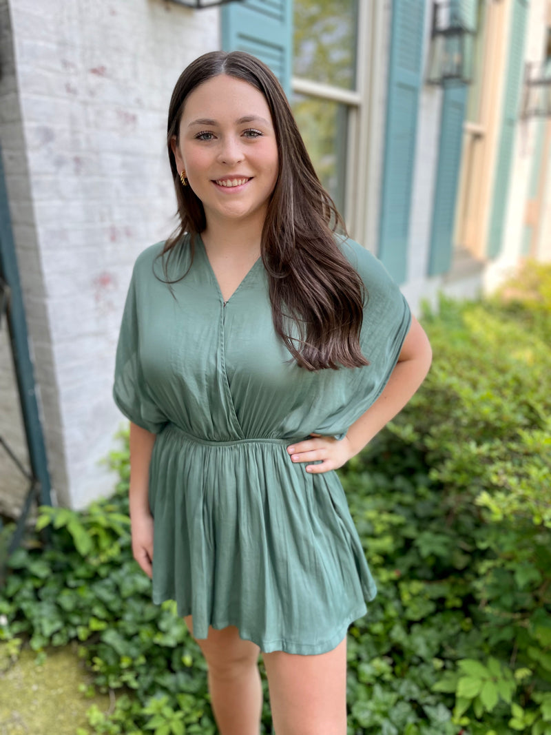 Macie Satin Romper